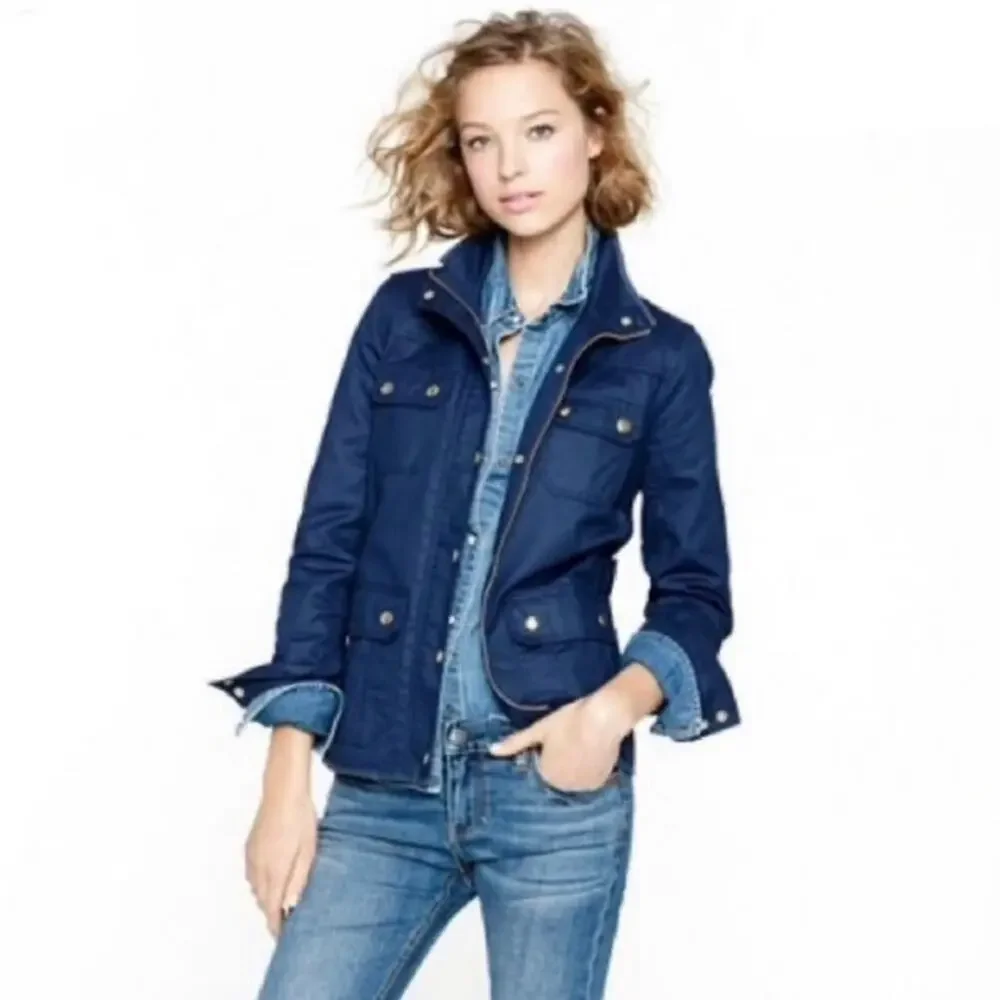 J Crew Downtown Field Navy Jacket